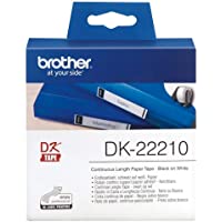 Brother DK22210 - Cinta continua de papel térmico (blanca) Ancho: 29 mm- Longitud: 30.48 m- Para impresoras de etiquetas…